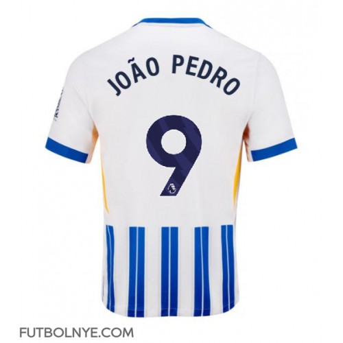 Camiseta Brighton Joao Pedro #9 Primera Equipación 2024-25 manga corta